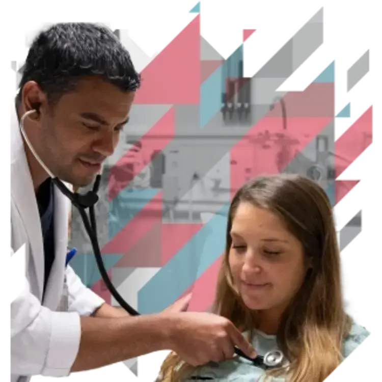 Doctor consulting with a patient in the emergency department